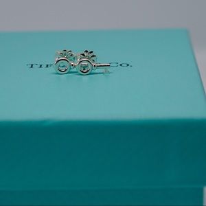 Authentic Tiffany & Co Mini Key Stud Earrings
